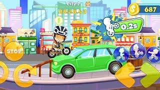 Vlad Bike Race 3D | City Levels | Vlad & Niki Kids Bike Racing iOS Game Play #17 | Abdullah Gaming 🎮