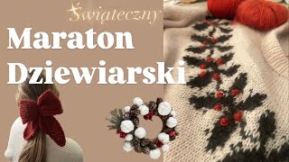 Vlog Dziewiarski #30 *KNITMAS* | Świąteczny Maraton Dziewiarski, pakujemy prezenty