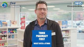 Insect bites and stings - Think Pharmacy First