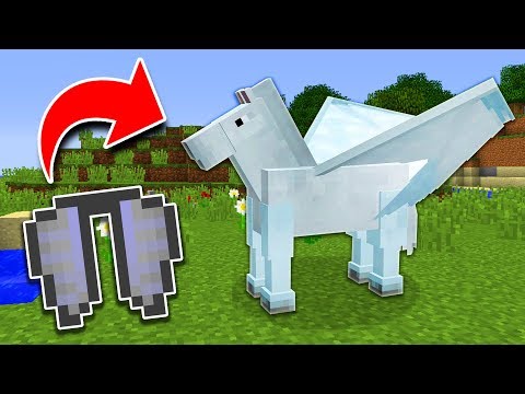 How to Get HORSE WINGS in Minecraft TUTORIAL! (Pocket Edition, Xbox, PC) How to Get HORSE WINGS in Minecraft TUTORIAL! (Pocket Edition, Xbox, PC)