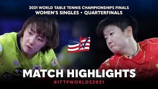 Suh Hyowon v Sun Yingsha | 2021 World Table Tennis Championships Finals | WS | QF