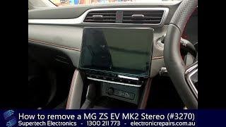 How to remove a MG ZS EV MK2 Stereo (#3270)