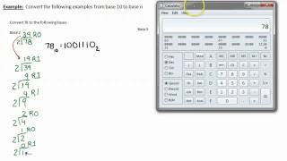 Conersion Base 10 to Base n