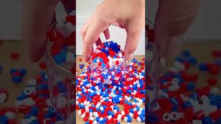 THESE ARE THE COLORS OF WHICH FLAG? ASMR WITH BEADS! 💙❤️️