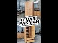 LEMARI PAKAIAN JATI MINIMALIS 2 PINTU | JEPARA ART FURNICRAFT