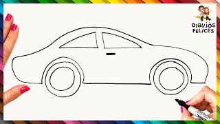 Cómo Dibujar Un Auto Fácil Paso A Paso 🚗 Dibujo De Auto Fácil