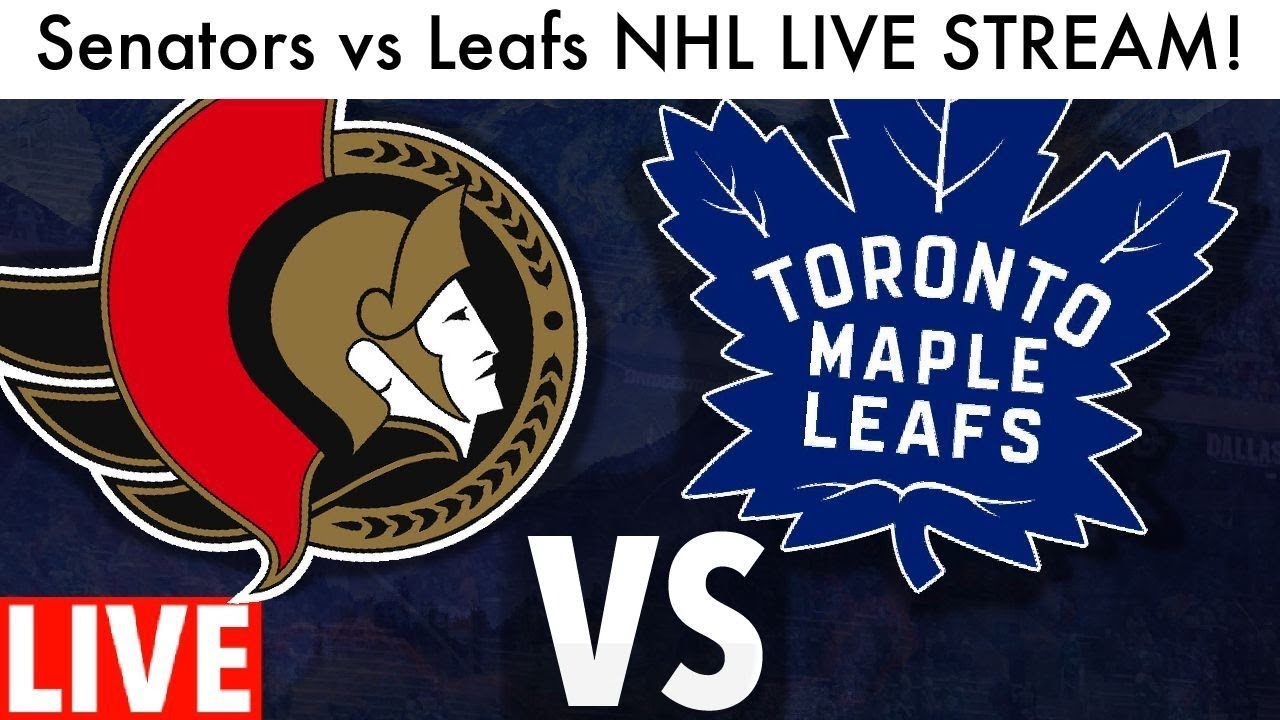 Toronto Maple Leafs Vs Ottawa Senators Live Stream (NHL 2021 Reaction ...