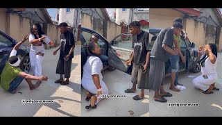 Ungráteful girl who's boyfriend surprised with car worth 7.5m naira on his engagement but she failed