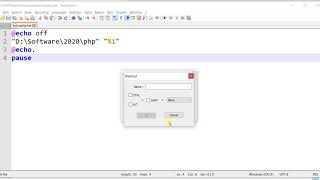 Run PHP programs in Notepad++