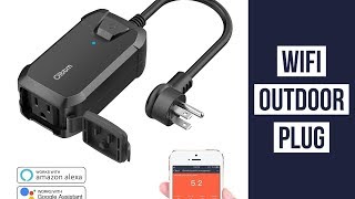 Oittm Smart Outdoor Plug 🔌 Wi-Fi Outlet Smart Plug Socket  🔌