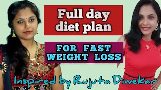 I Tried RUJUTA DIWEKAR'S Weight-Loss Diet plan for a Week /RUJUTA DIWEKAR'S Healthy Indian diet plan