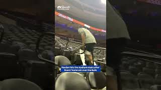 James Harden celebrates Sixers' win over the Bulls with some stadium stairs #Shorts