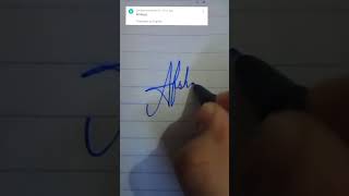 Afsha name signature [comment your name]#ytshorts #haac #viral #trend #subscribe for more 😇