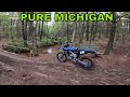 MICHIGAN TRAIL RIDING | CEDAR CREEK ORV TRAIL | DIRT BIKE RIDING