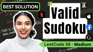 Valid Sudoku #leetcode #topinterview150