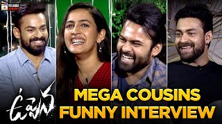 Mega Cousins Funny Interview | Uppena | Panja Vaisshnav Tej | Sai Tej | Varun Tej |Niharika Konidela