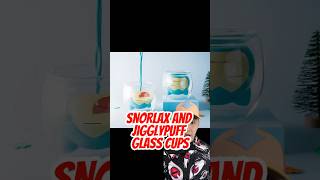 Snorlax / Jigglypuff Glass Cups - Pokémon #pokemon #snorlax #jigglypuff #pokemonmerchandise