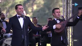 Şuşada Türkdilli  Dövlət  Başçılarının Şərəfinə möhtəşəm konsert . İfa edirlər Laçın Qurupu