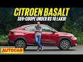 Citroen Basalt - All details on the SUV with a difference | First Look | Autocar India