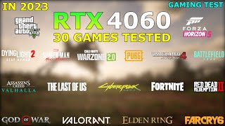 RTX 4060 Laptop in 2023 - 30 Games Tested - good for Gaming?