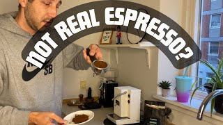 REAL espresso VS ESE Pod espresso? Is this real coffee???