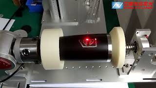 OVlaser-35W DAVI CO2 laser marking machine for marking powder coated cup.