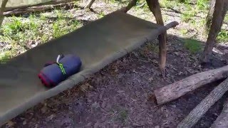 How to Build a Wilderness Cot