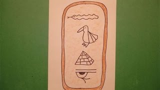 Let's Draw an Egyptian Kartouche!
