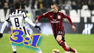Juventus vs AC Milan (3:1) - All Goals & Highlights 07/01/15 HD