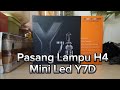 Cara Pasang Lampu H4 Mini Led Y7D