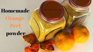 How To Make Orange Peel Powder At Home - Skin Brightening ഓറഞ്ച് പീൽ പൗഡർ വീട്ടിൽ തന്നെ