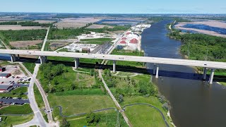 Environments: The Zilwaukee Bridge: Drone Footage (Saginaw, Michigan)