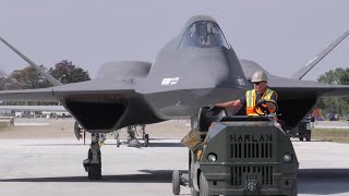 Northrop-McDonnell Douglas YF-23A Black Widow II relocation  - National Museum USAF, Oct. 2015