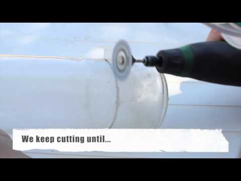 How to cut a glass bottle - DIY How to cut a glass bottle - DIY
