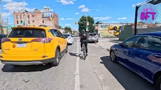 Brompton T-Line 4 Speed Long Ride Through Brooklyn Queens NY