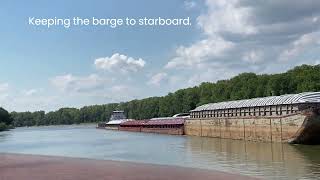 What does it mean to pass the barge on the \