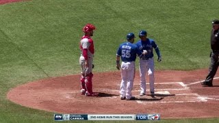 PHI@TOR: Carrera connects for a two-run shot to right