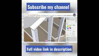 SKETCHUP IT | How to mack Spiral Stair in Sketchup Pro 2021 + V-Ray 5 | Sketchup Tutorial #Short #yt