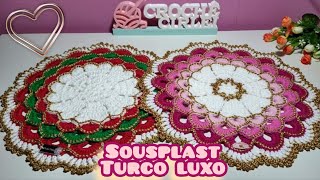 Sousplast turco luxo econômico