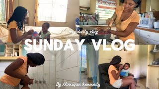 SUNDAY VLOG! | make breakfast with me , laundry duty, morning in my life as a boy mom