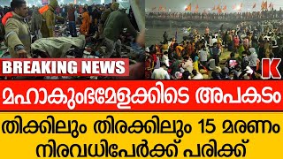 മഹാകുംഭമേളക്കിടെ അപകടം, അമൃത സ്നാനം താത്കാലികമായി നിർത്തുവെച്ചു