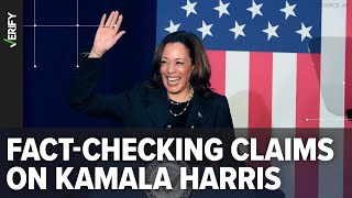 Fact-checking viral claims on Kamala Harris