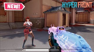 *NEW* HYPER FRONT FIRST LOOK GAMEPLAY! (VALORANT MOBILE CLONE)