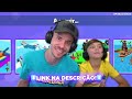 joguei stumble guys pela primeira vez família brancoala games