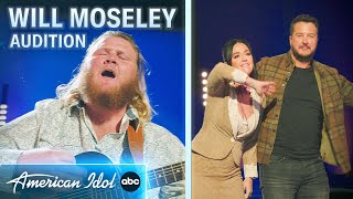Will Moseley: Original Song Audition "Gone For Good" Gets The Judges' Approval - American Idol 2024