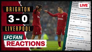 Reds Shocking Against The Seagulls | Brighton 3-0 Liverpool | LFC FAN REACTIONS
