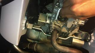 Super Cub valve adjustment