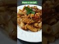 PASTA AI CARCIOFI - Un primo piatto super! Le ricette facili di SQUISITO E LEGGERO #short