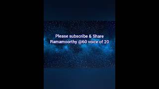 Vinmeen Vithaiyil / Karaoke Track for Female Singers by Ramamoorthy @60 voice of 20