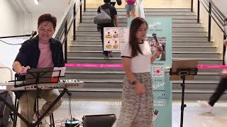 @mila_lam @pandastudio0308 中環街市Busking 🎤🎹《It's Not Your Fault/聽海/忘川/至少還有你/城裡的月光》｜2023.07.15(SAT)